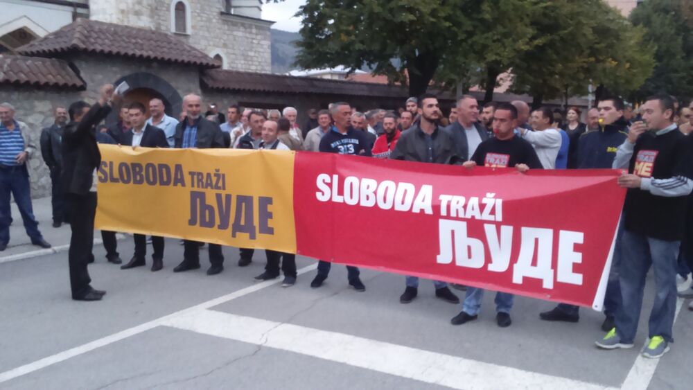 protesti DF, Pljevlja