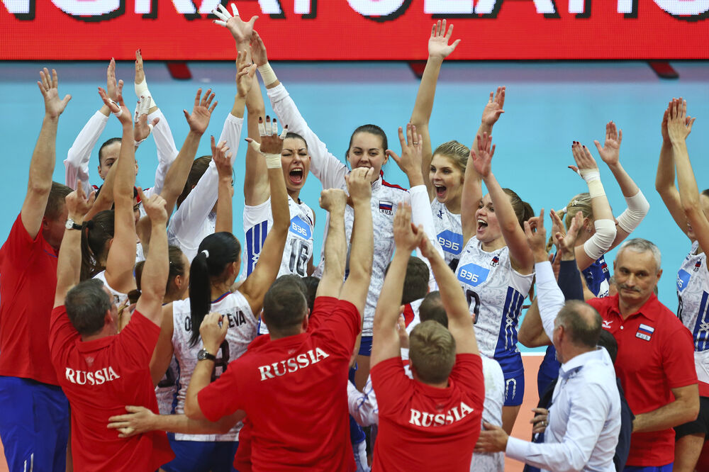 Odbojkašice Rusije, Foto: Beta/AP