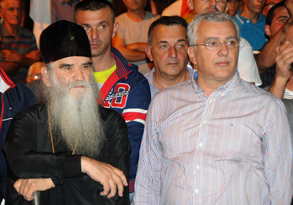 Amfilohije, Protest DF