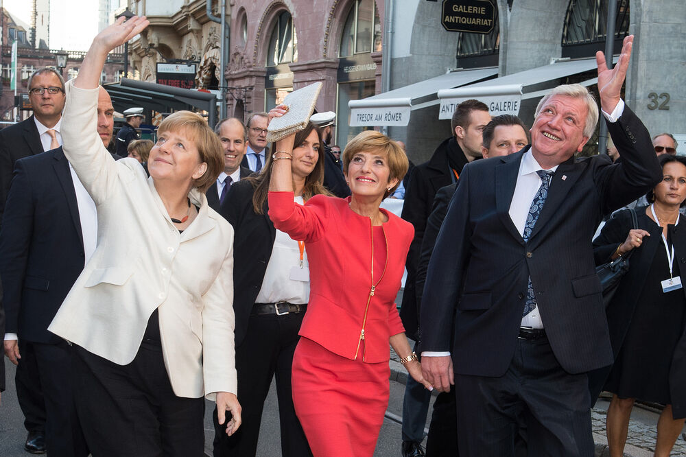 Joahim Gauk, Angela Merkel, Foto: Beta/AP