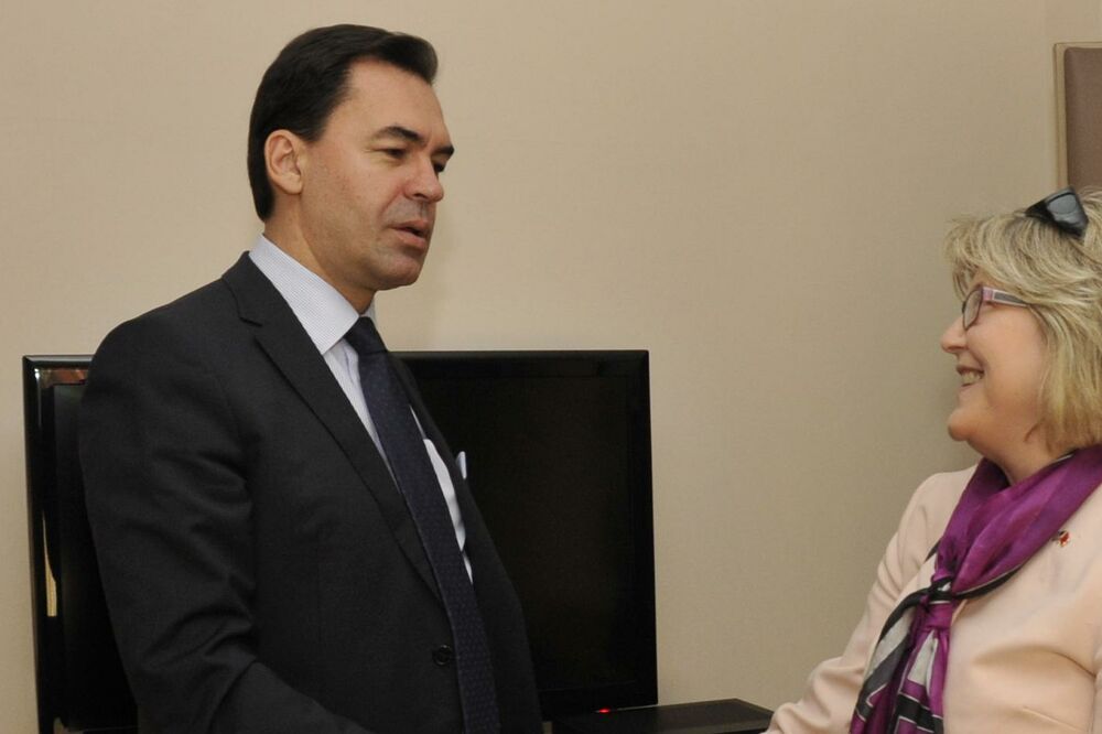 Zoran Pažin, Margaret Uehara, Foto: Mpa.gov.me