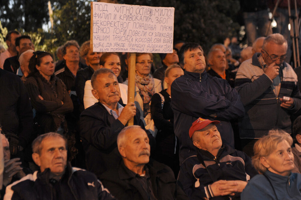 protesti DF, Foto: Savo Prelević