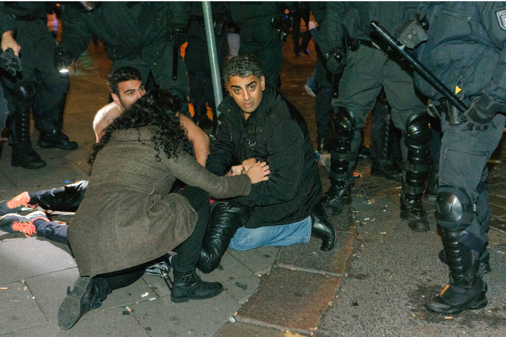 Sa protesta Kurda u Hamburgu, Foto: Beta/AP