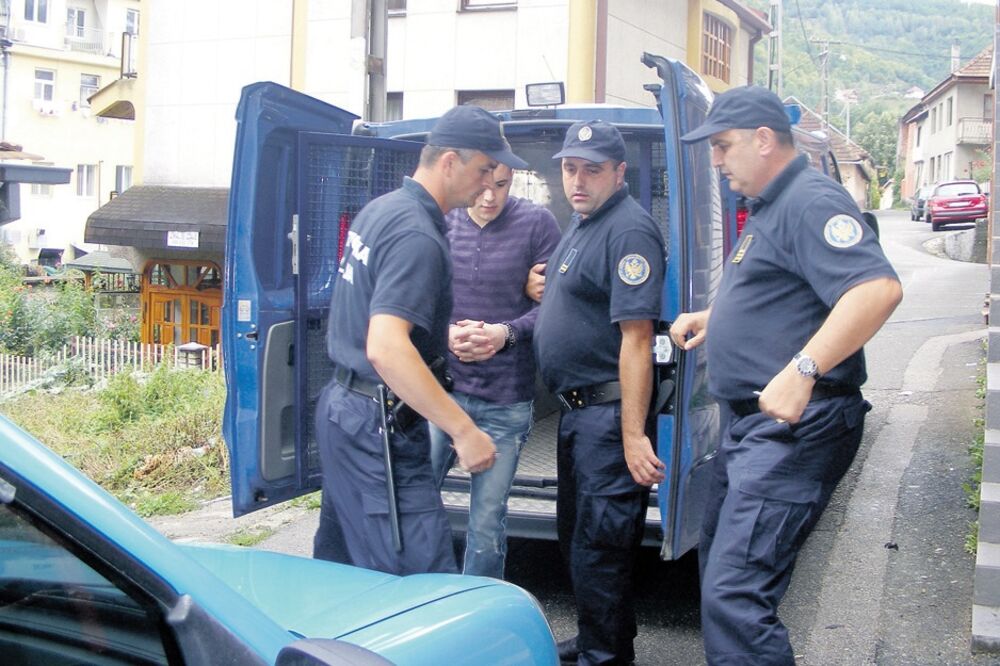 Marko Zekić, privođenje, Foto: Arhiva "Vijesti"