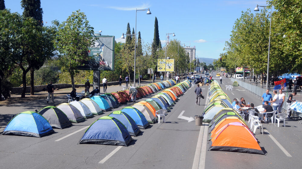 Demokratski front protest 28. septembar