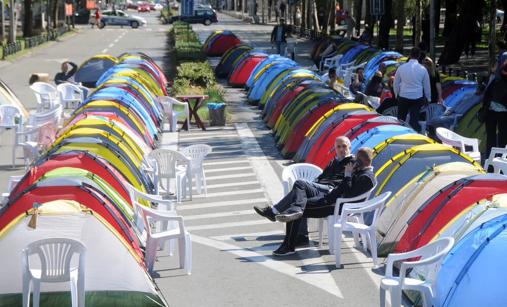 Demokratski front protest 28. septembar