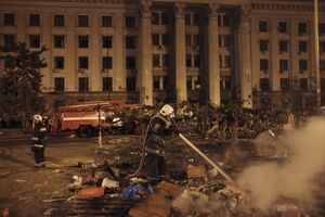 Snažna eksplozija kod zgrade državne bezbjednosti u Odesi