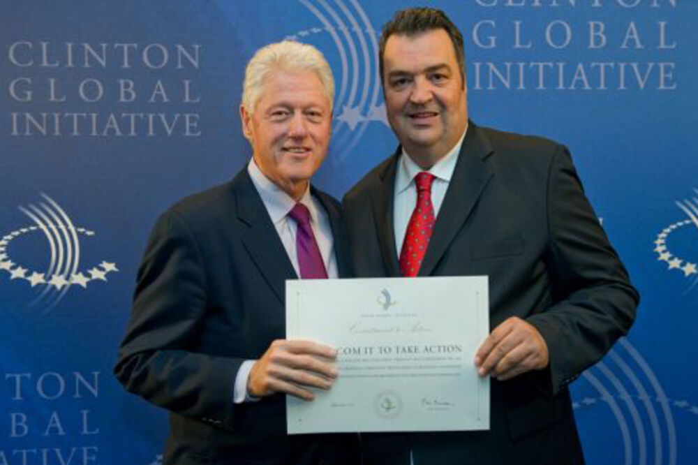 Duško Knežević, Bil Klinton, Foto: Atlas grupa
