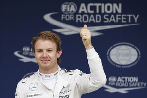 Rozbergu pol-pozicija, težak udes Kvjata