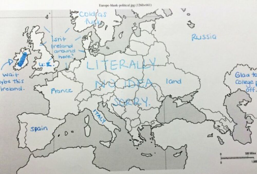 geografija, Amerikanci