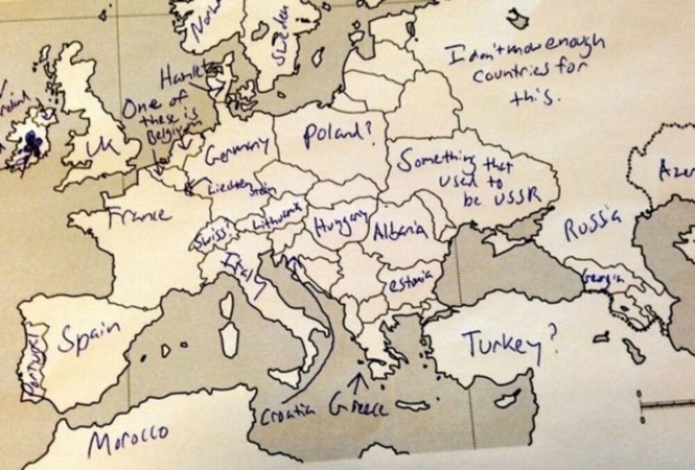 geografija, Amerikanci