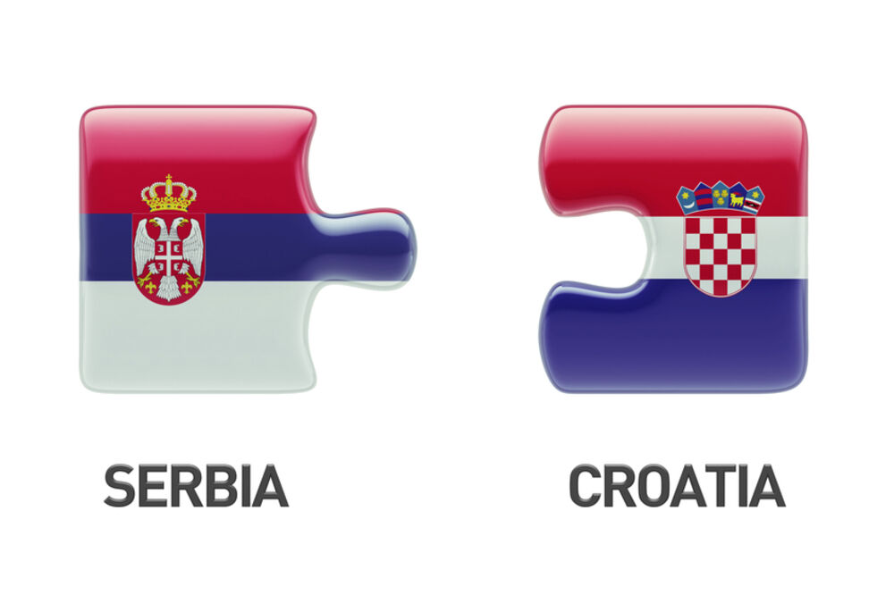 Srbija, Hrvatska, zastave, Foto: Shutterstock