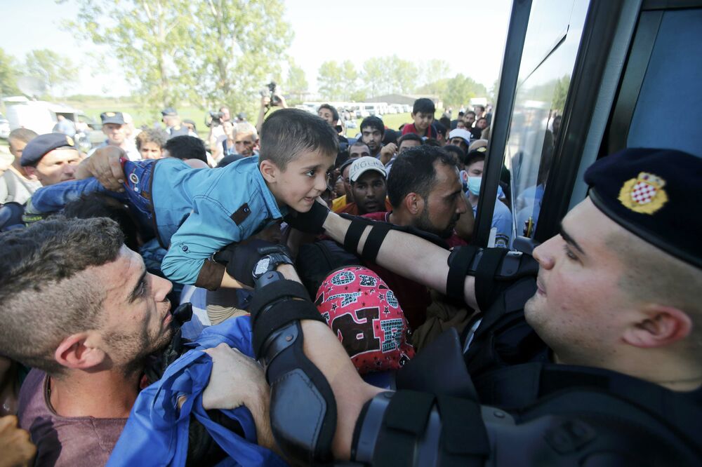 Izbjeglice, Tovarnik, Hrvatska, Foto: Reuters