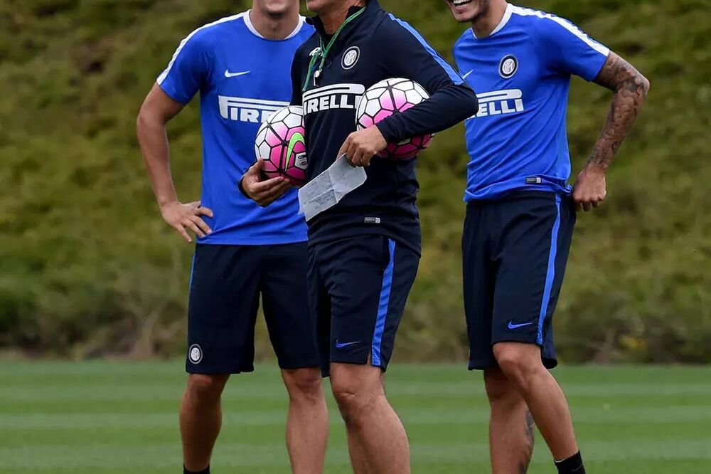 Manćini i Jovetić, Foto: Inter.it
