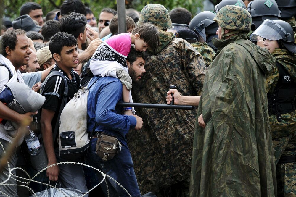 Makedonija migranti, Foto: Reuters