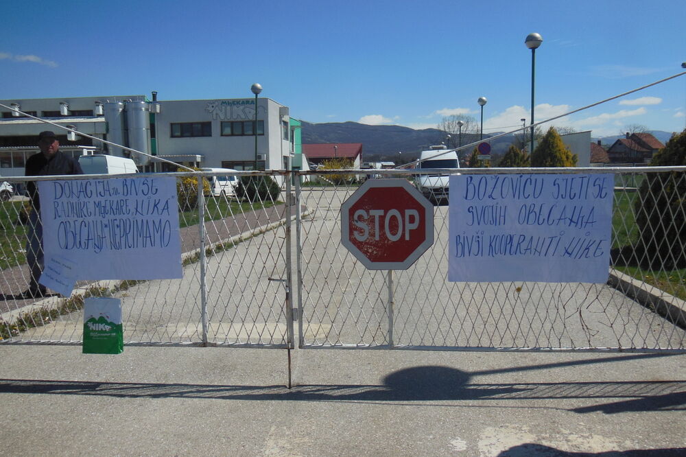 mljekara Nika, protest, Foto: Svetlana Mandić