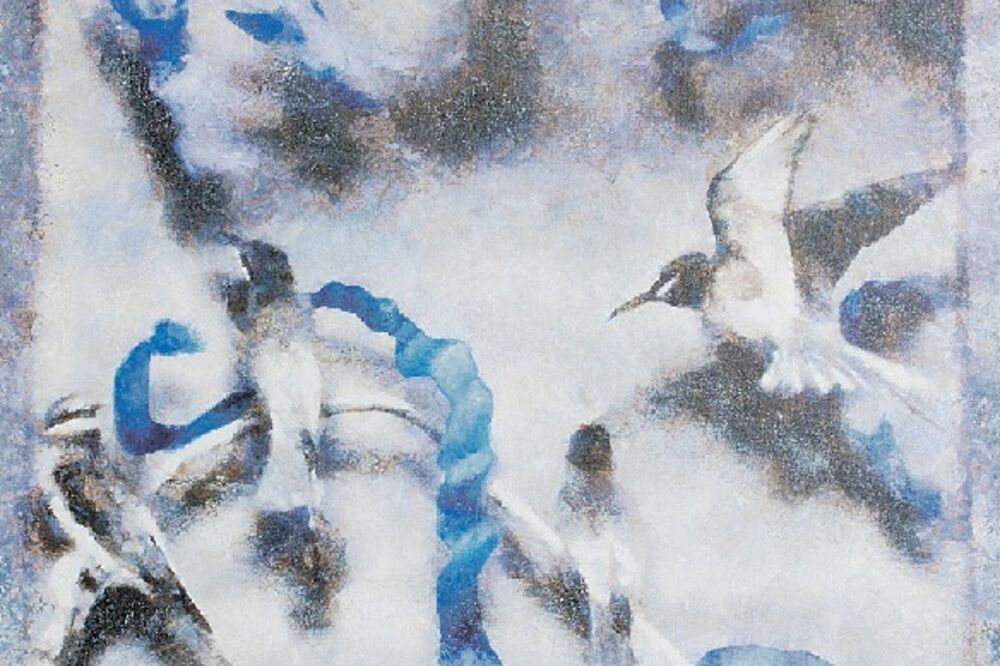 Kavarić, ulje na platnu, Foto: Svetlana Mandić