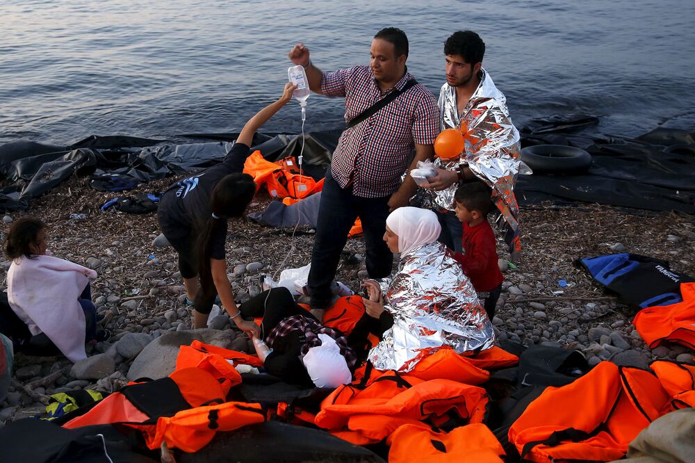 Grčka, Lezbos, izbjeglice, Foto: Reuters