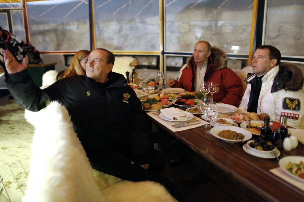 Berluskoni, Putin, Foto: Reuters