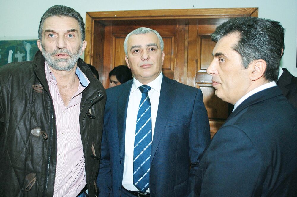 Strahinja Bulajić, Andrija Mandić, Milutin Đukanović., Foto: Ivan Petrušić