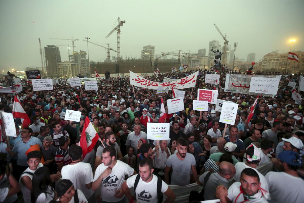 Bejrut protest, Foto: Reuters