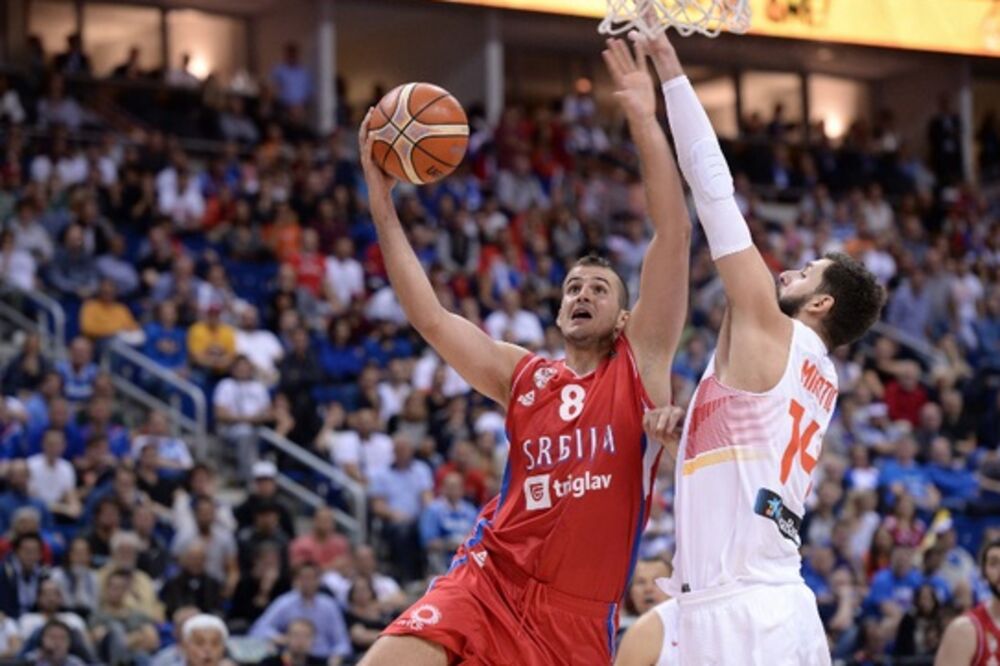 Nemanja Bjelica, Nikola Mirotić, Foto: Eurobasket2015