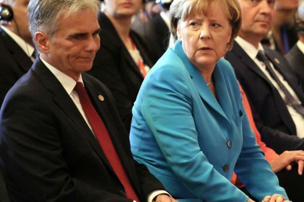 Verner Fajman, Angela Merkel, Foto: Beta-AP
