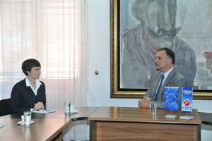 Susret Milića sa ambasadorkom Francuske