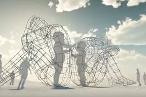 Burning man: Instalacija koja je fascinirala učesnike festivala