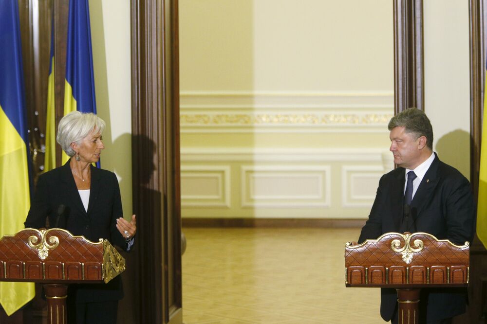 Lagard Porošenko, Foto: Reuters