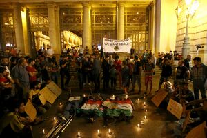 Protesti u znak podrške izbjeglicama u centru Budimpešte