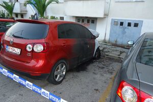 Bar: Izgorio automobil inspektora Đukanovića