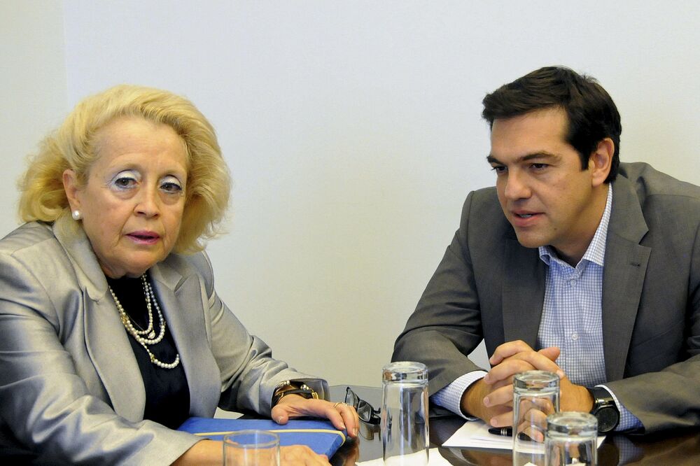 Vasilika Tanou, Aleksis Cipras, Foto: Reuters