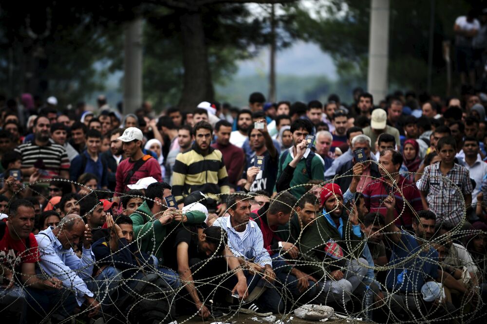 Makedonija migranti, Foto: Reuters