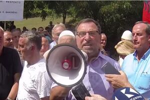 Peć: Protest zbog sporazuma o razgraničenju Kosova i Crne Gore