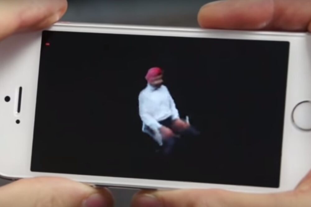 telefon kao 3D skener, Foto: Screenshot (YouTube)