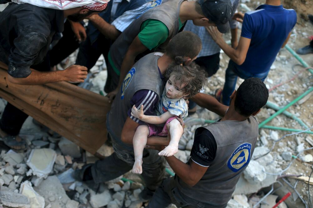 Sirija, Duma bombardovanje, Foto: Reuters