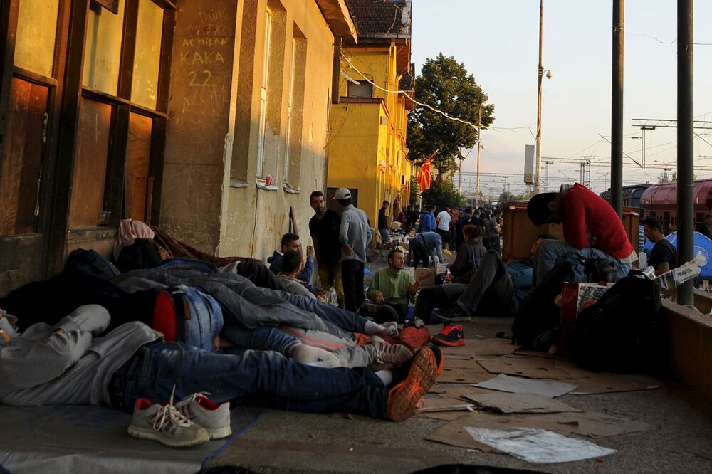 Makedonija migranti, Đevđelija, Foto: Reuters