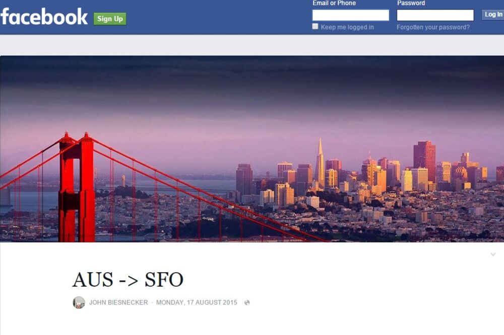 Blog, Facebook, Foto: Screenshot (Facebook)