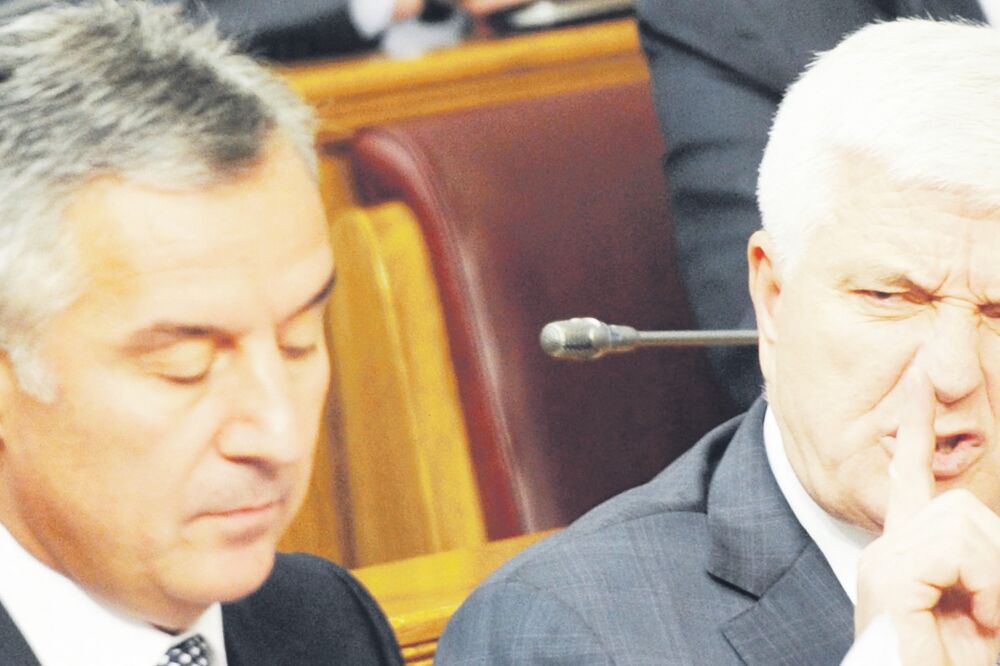 Milo Đukanović, Duško Marković, Foto: Arhiva "Vijesti"