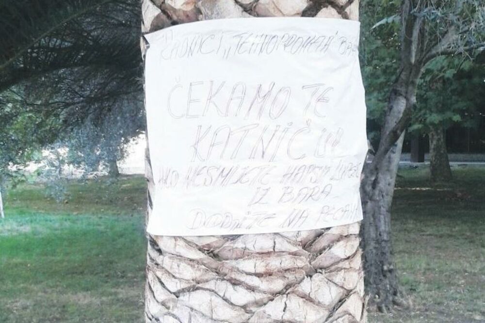 plakat Tehnopromet Bar, Foto: Čitalac Vijesti