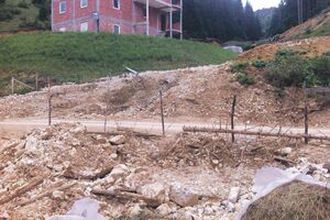 Rožaje: Šest kuća ugroženo zbog klizišta