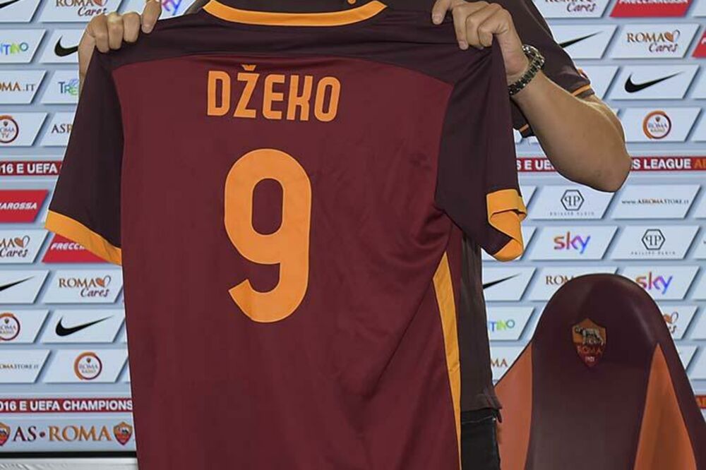 Džeko, Foto: Asroma.it
