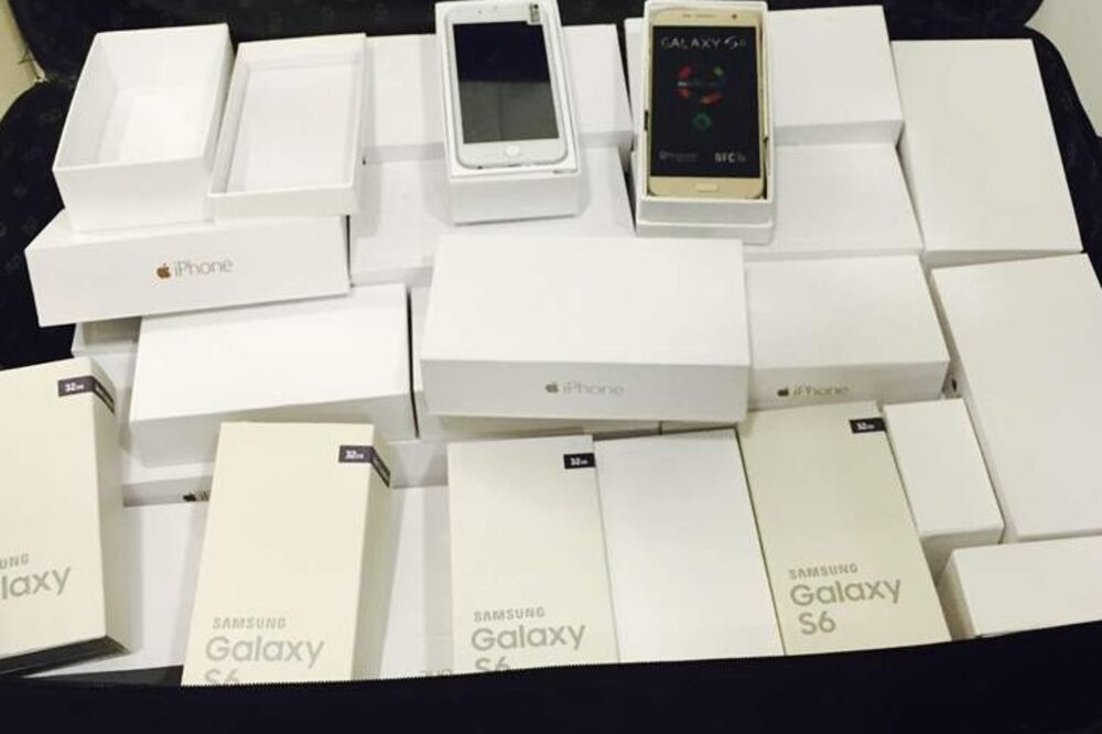 Mobilni telefoni, Foto: Uprava carina Srbije