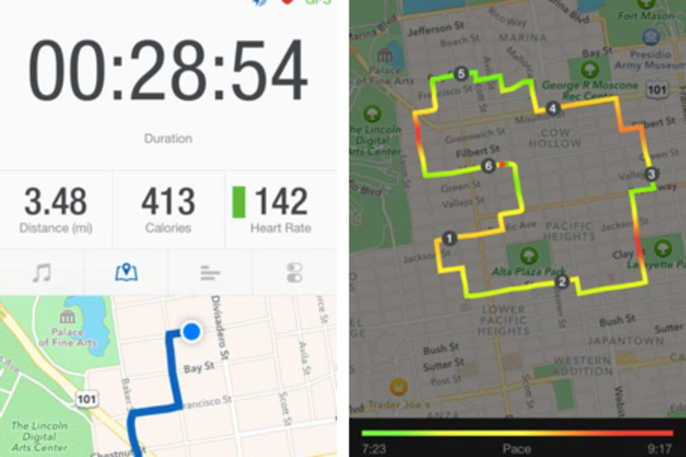 Runtastic, Foto: Endadget