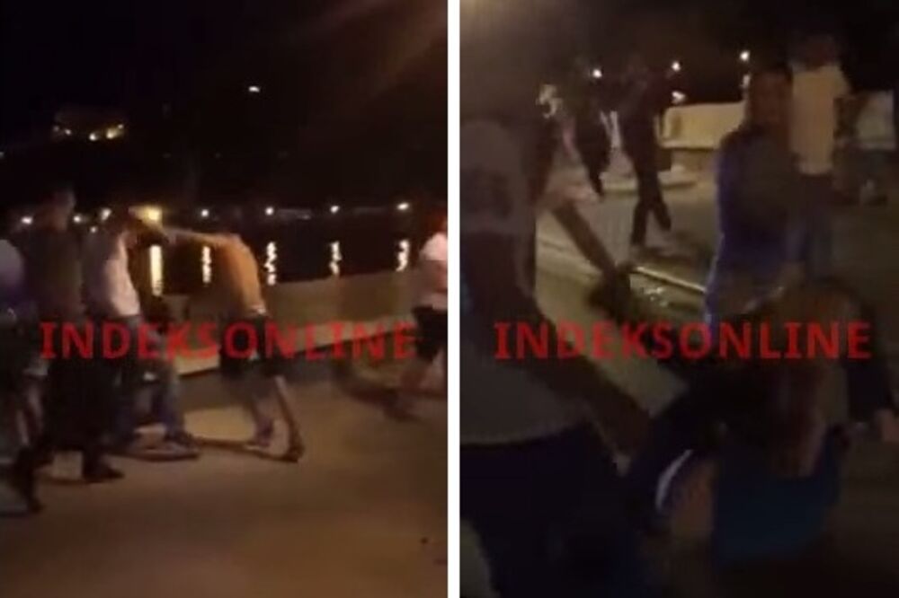 tuča na Maloj plaži, Foto: Screenshot (YouTube)