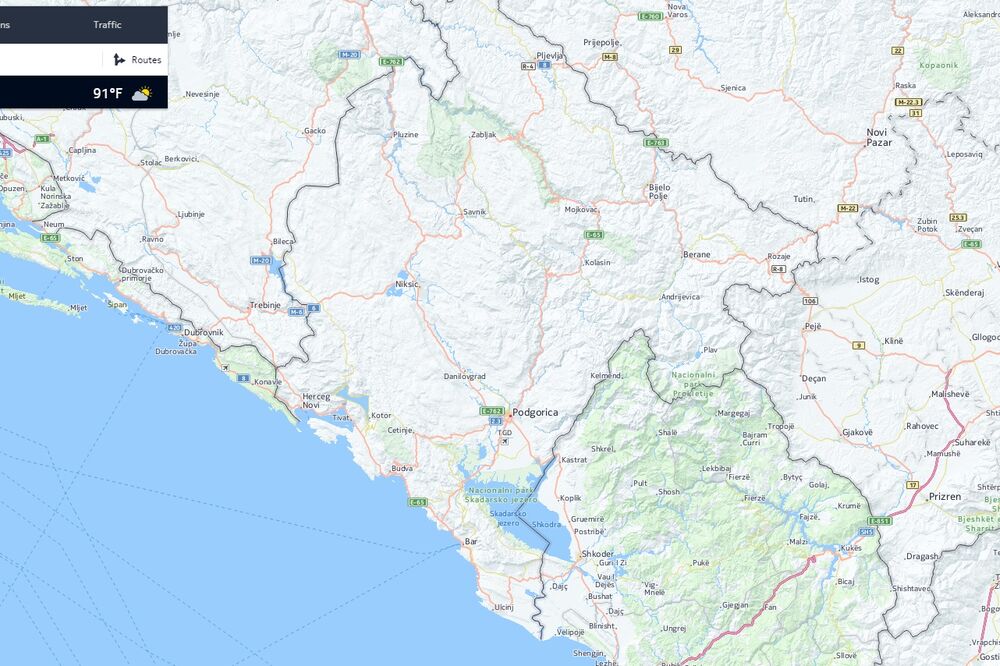 Nokia HERE mape, Foto: Here.com