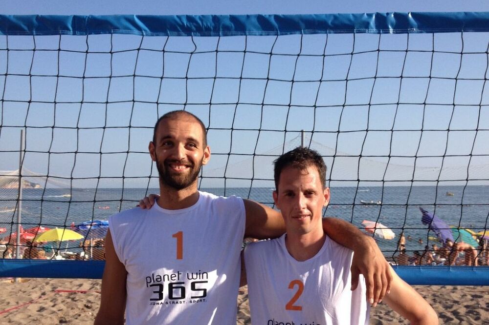 Ćaćić i Masoničić, Foto: Odbojkaški savez Crne Gore