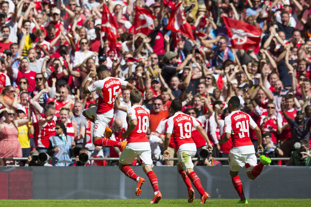 Aleks Okslejd-Čembrlen Arsenal, Foto: Beta/AP