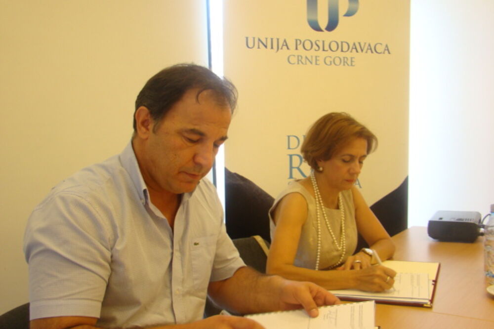 Svetlana Vuksanović, Željko Burić, Foto: Unija poslodavaca